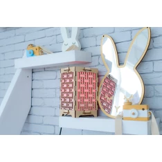 Long Distance Lamp with Geometric Rectangles Long Distance Lamp with Geometric Rectangles